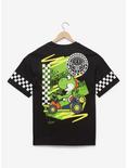 Nintendo Mario Kart Yoshi Checkered Racing T-Shirt — BoxLunch Exclusive, MULTI, alternate