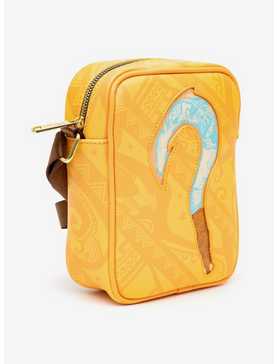 Disney Moana Maui Glow In The Dark Fish Hook And Pose Orange Crossbody Bag, , hi-res
