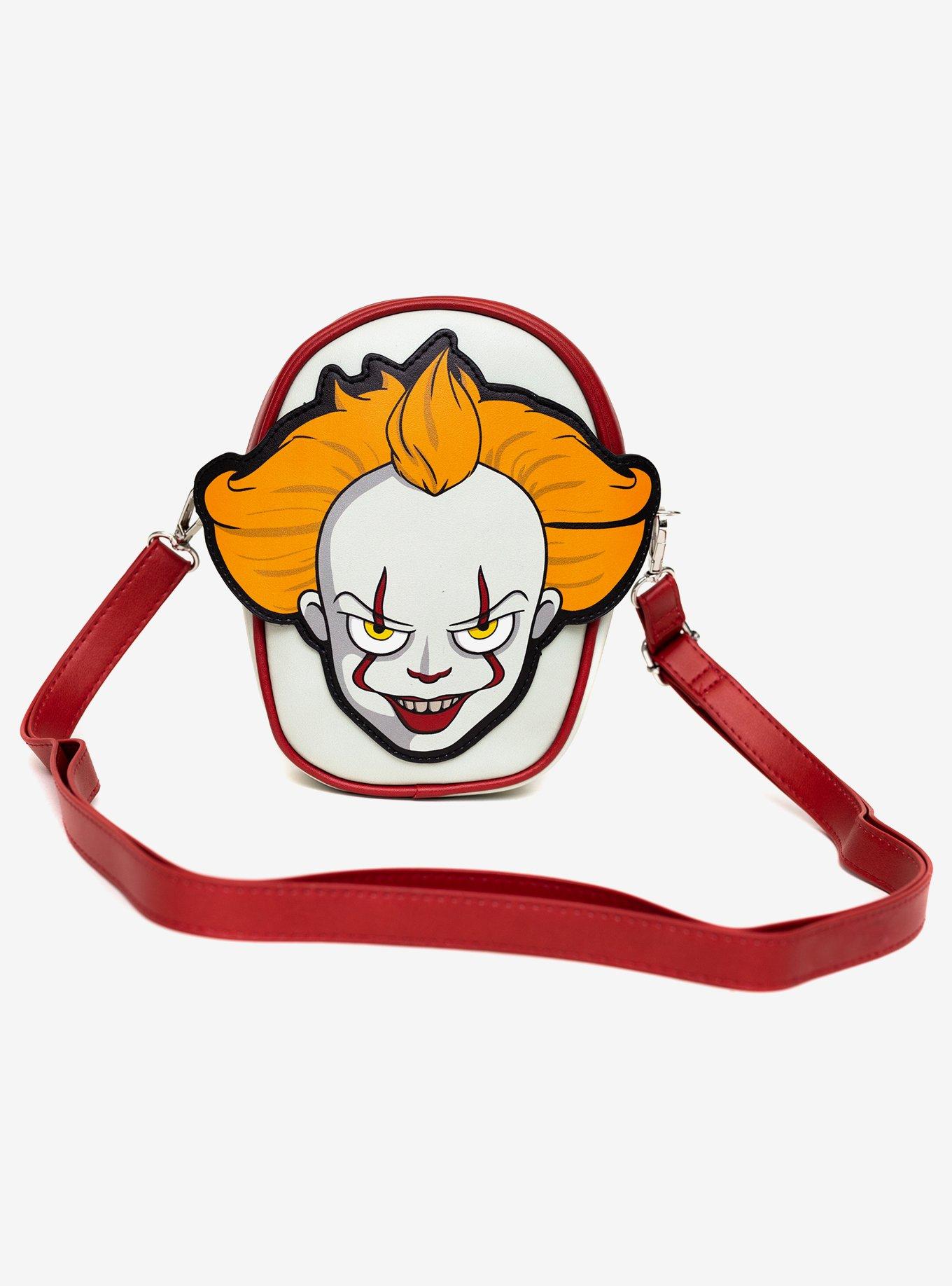 It Pennywise Smiling Face Applique Crossbody Bag, , alternate