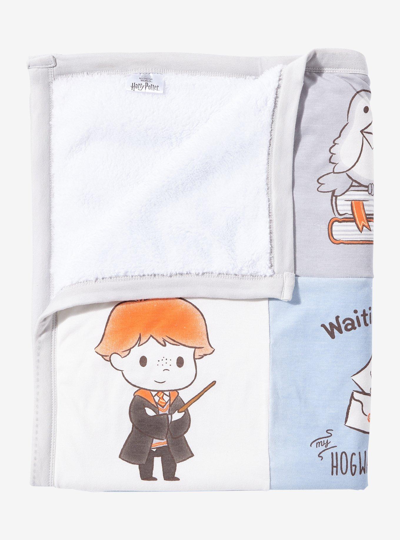 Harry Potter Hogwarts Letter Quilted Baby Blanket &mdash; BoxLunch Exclusive, , alternate