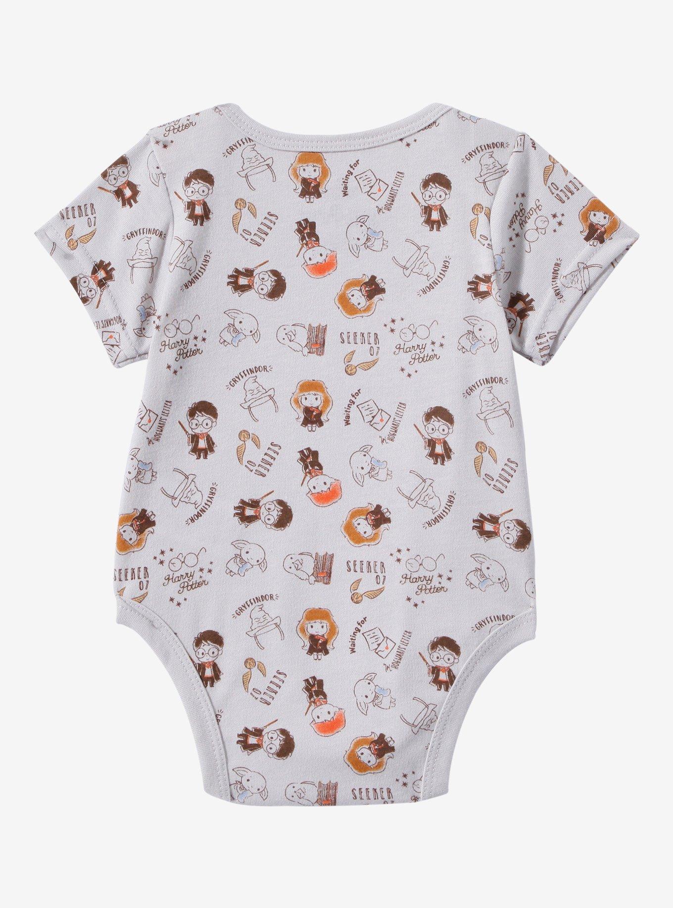 Harry Potter Characters Allover Print Infant One-Piece - BoxLunch Exclusive