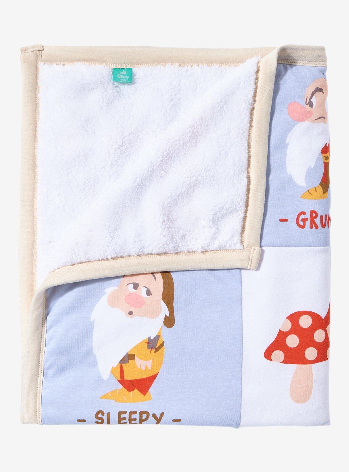 Disney Snow White and the Seven Dwarfs Character Quilted Baby Blanket — BoxLunch Exclusive