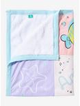 Disney The Little Mermaid Ariel and Flounder Quilted Baby Blanket — BoxLunch Exclusive, , alternate