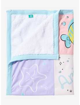 Disney The Little Mermaid Ariel and Flounder Quilted Baby Blanket — BoxLunch Exclusive, , hi-res