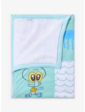 SpongeBob SquarePants Bikini Bottom Chibi Quilted Baby Blanket - BoxLunch Exclusive, , hi-res