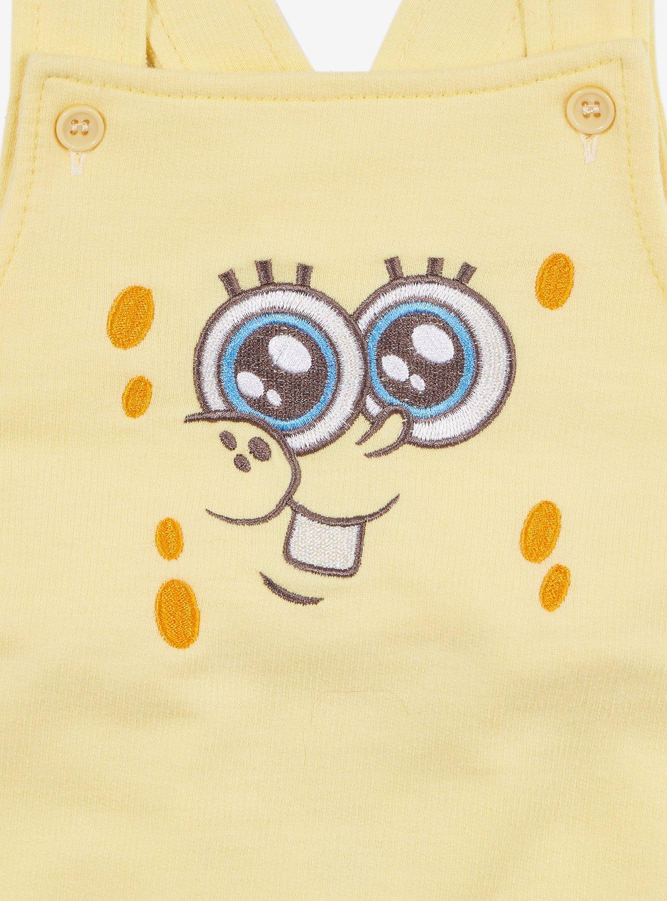 SpongeBob SquarePants Chibi SpongeBob Infant Overall Set - BoxLunch Exclusive, , alternate
