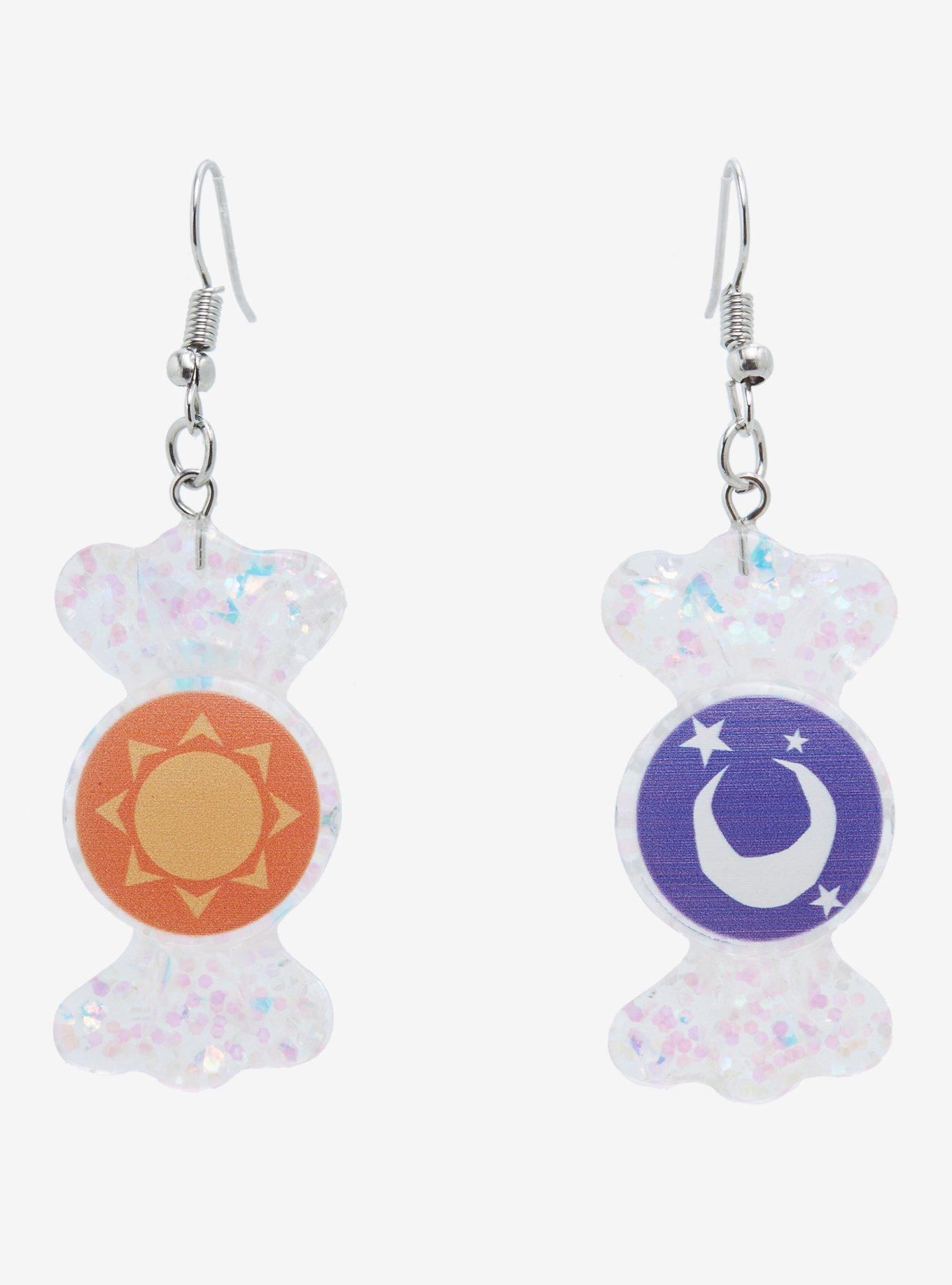 Five Nights At Freddy's: Security Breach Sun & Moon Mismatch Earrings, , alternate