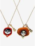 Disney Pixar Coco Miguel & Hector Best Friend Necklace Set, , alternate