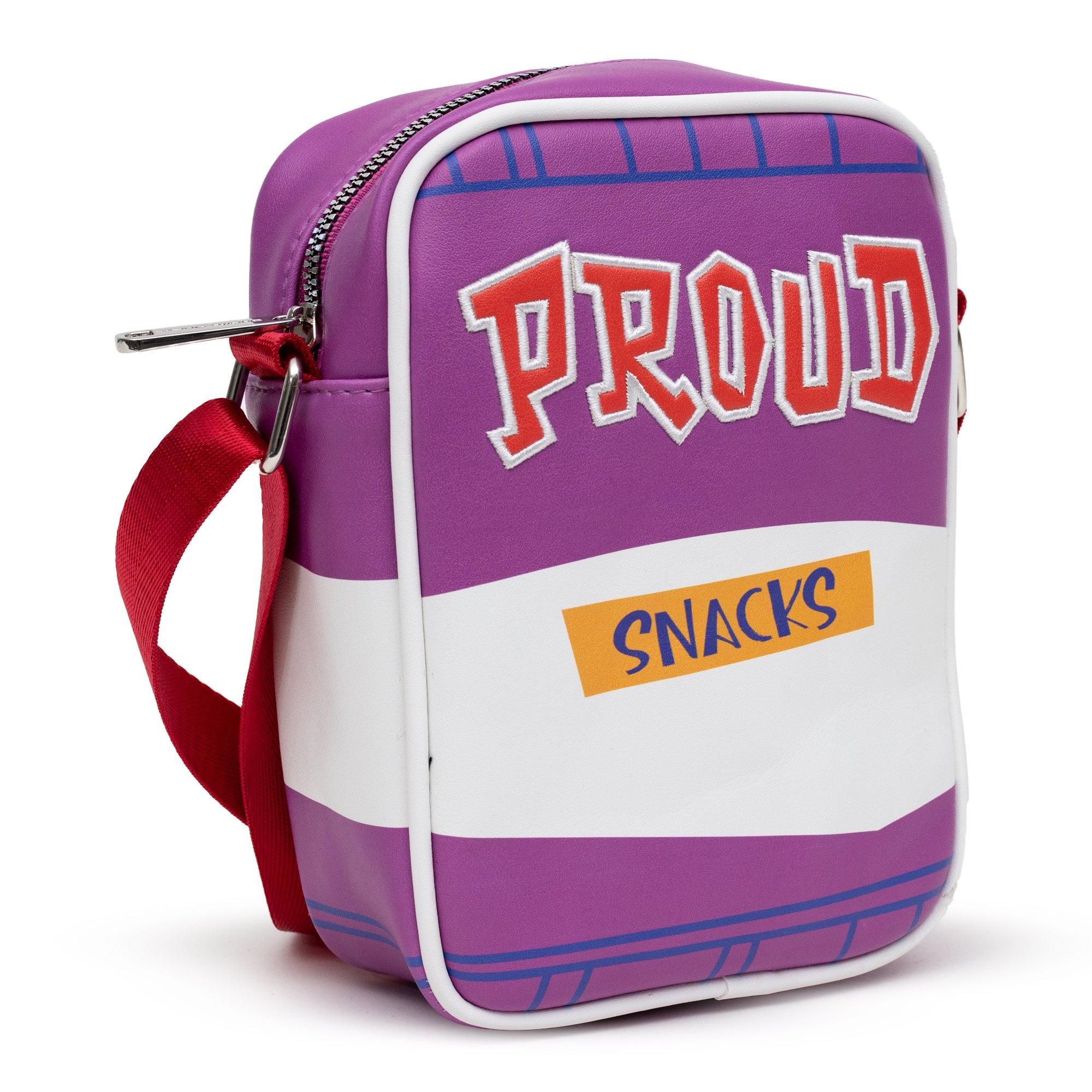 Disney The Proud Family Proud Snacks Logo Crossbody Bag, , alternate