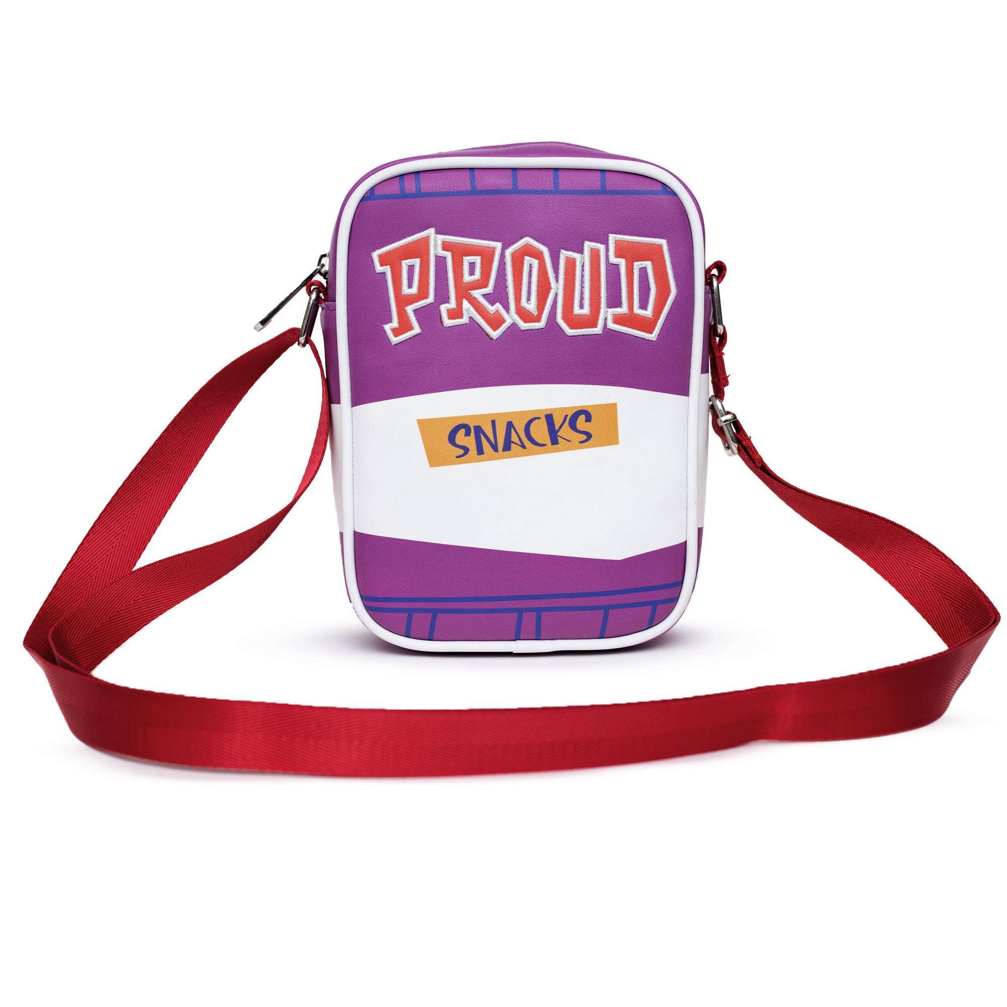 Disney The Proud Family Proud Snacks Logo Crossbody Bag, , alternate