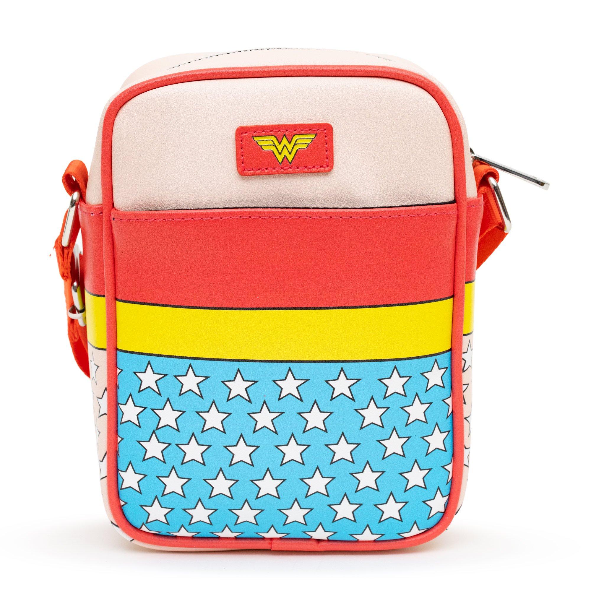 DC Comics Wonder Woman Body Character Close Up Crossbody Bag, , alternate