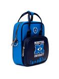 Disney Monsters University Chenille Patch With Monsters Print Blues Crossbody Bag, , alternate