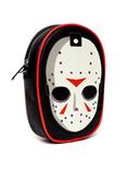 Friday The 13th Jason Hockey Mask Applique Crossbody Bag, , alternate