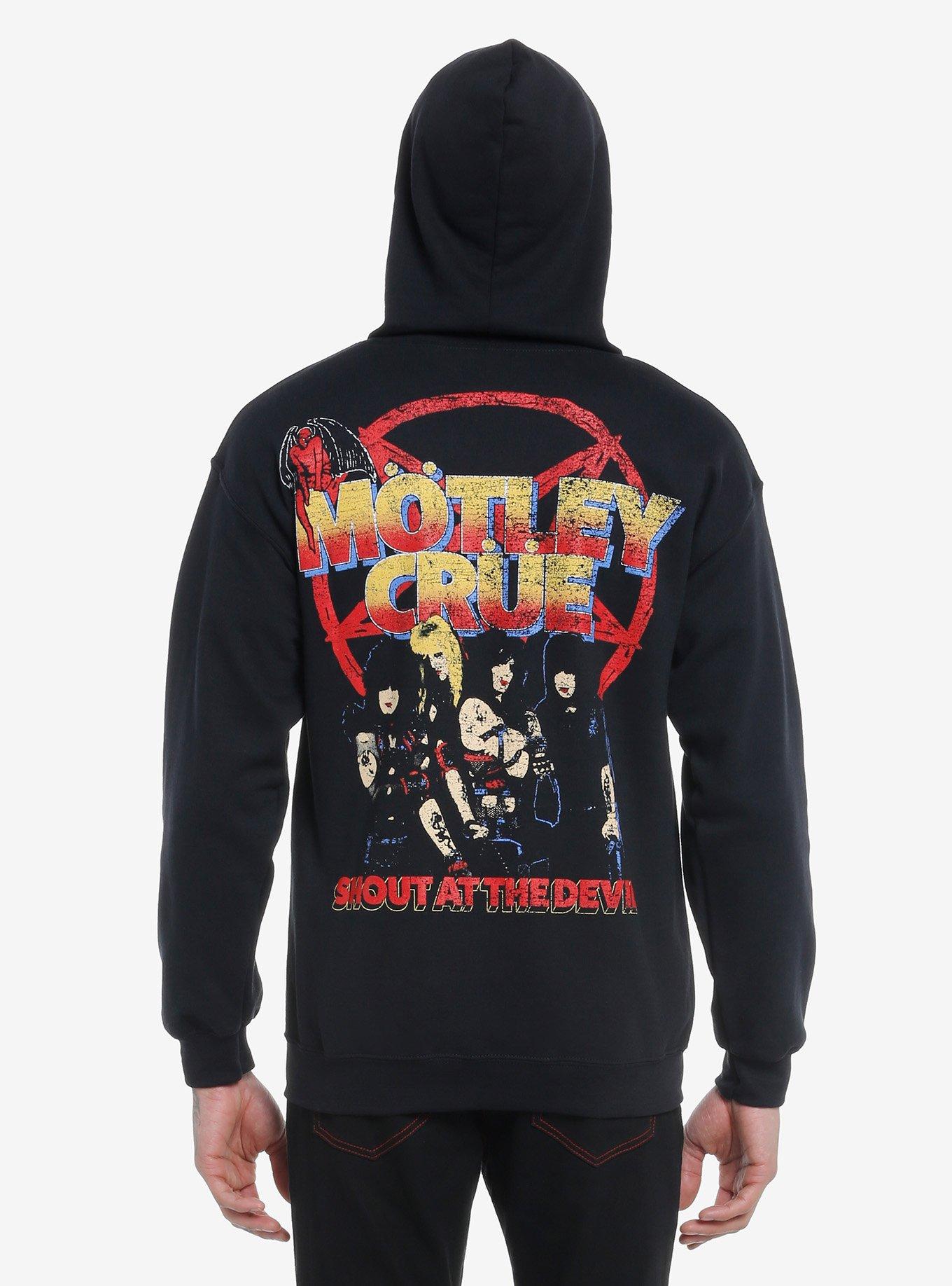 Motley Crue Shout At The Devil Hoodie, BLACK, alternate