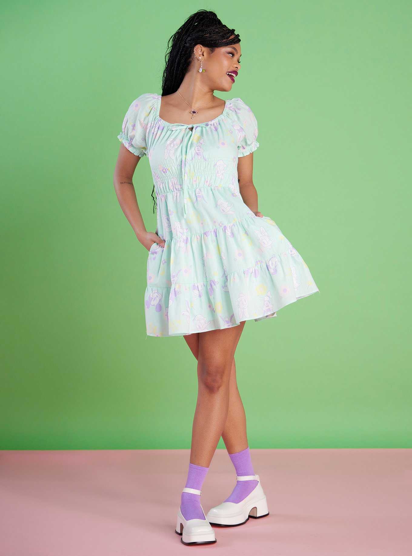 Her Universe Disney Mickey Mouse And Friends Pastel Spring Dress, , hi-res