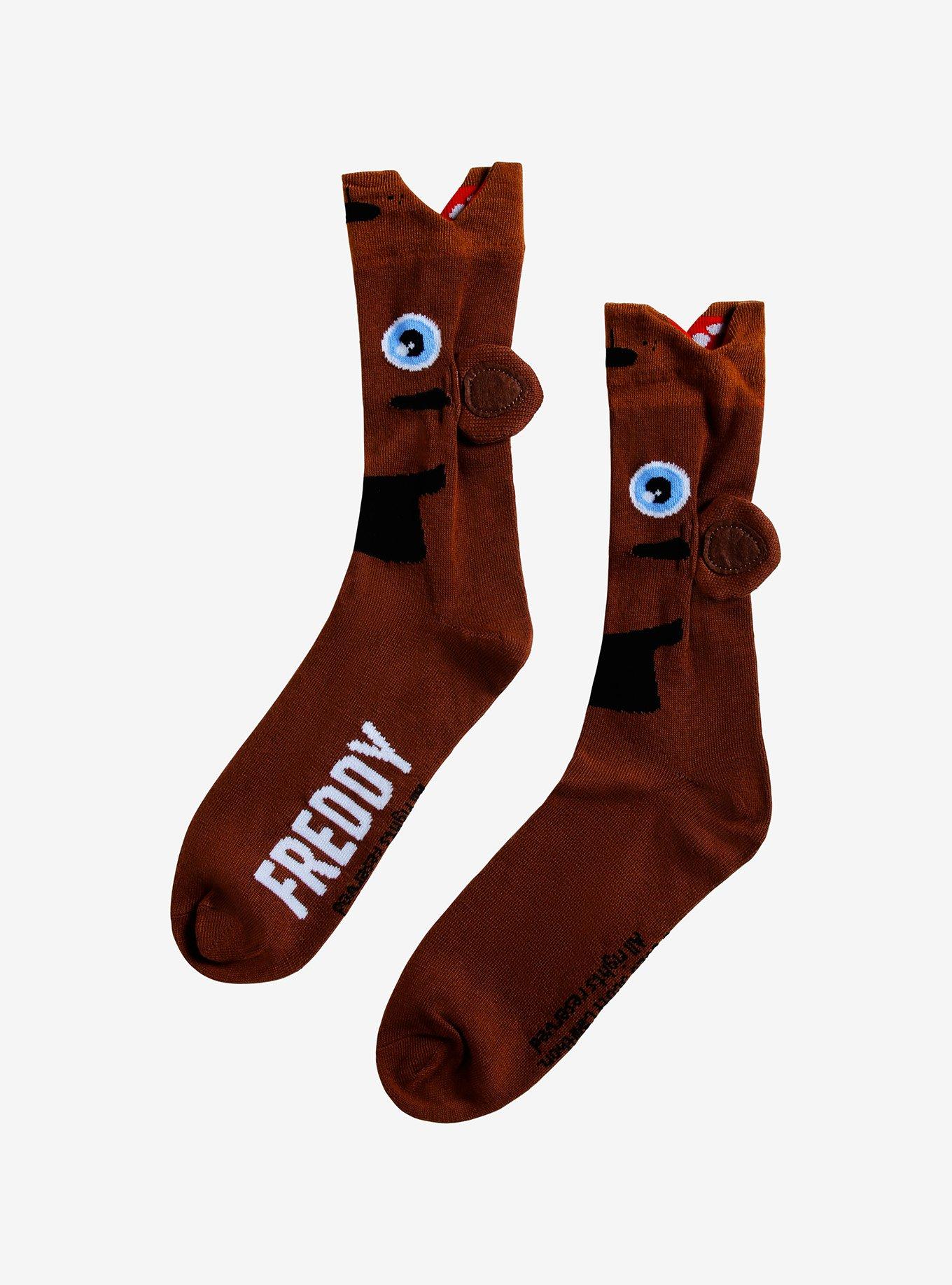 Five Night's At Freddy's Biting Crew Socks, , hi-res