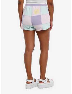 Her Universe Disney Pastel Spring Patchwork Girls Lounge Shorts, , hi-res
