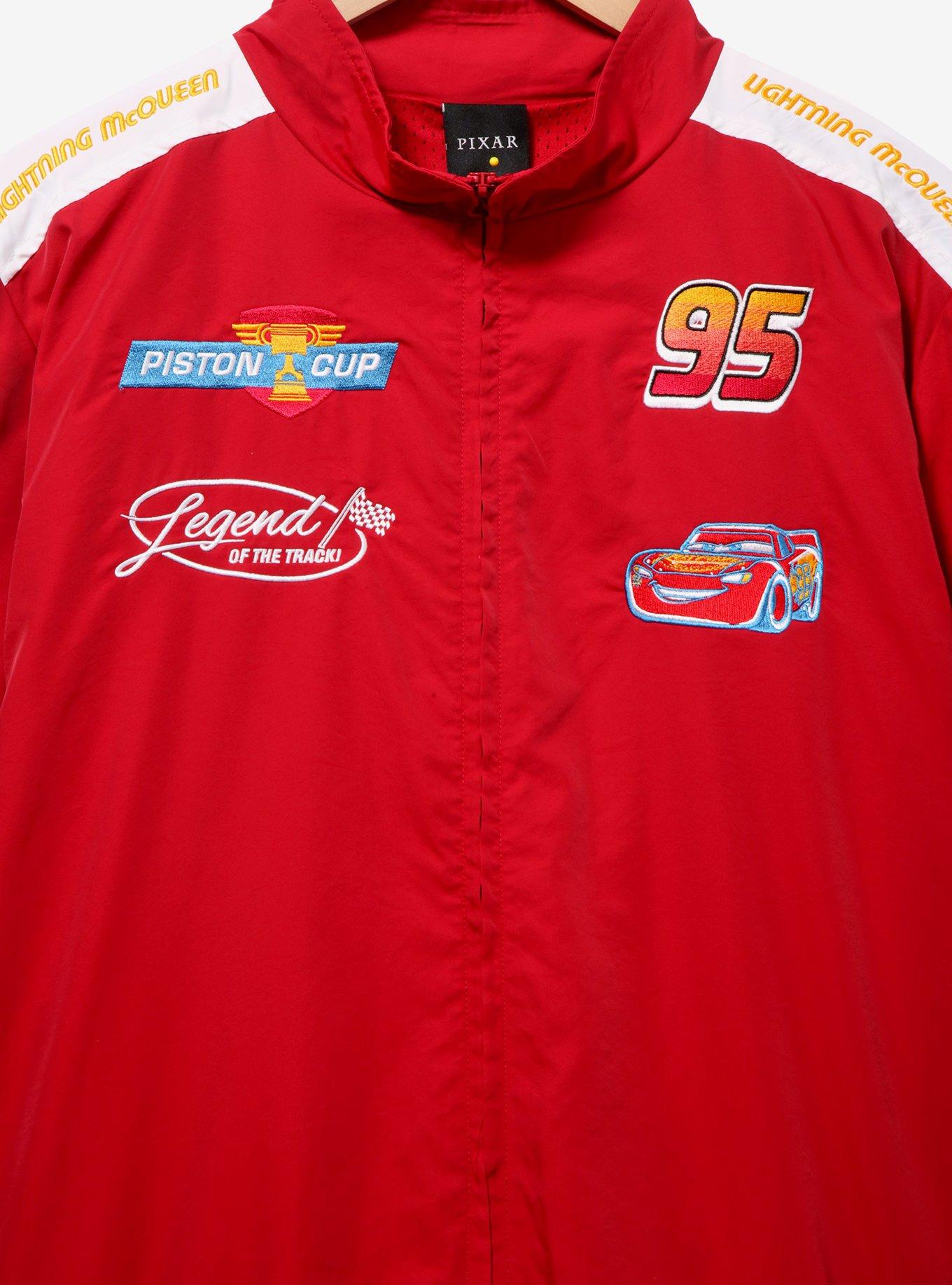 Disney Pixar Cars Lightning McQueen Racing Track Jacket &mdash; BoxLunch Exclusive, RED, alternate