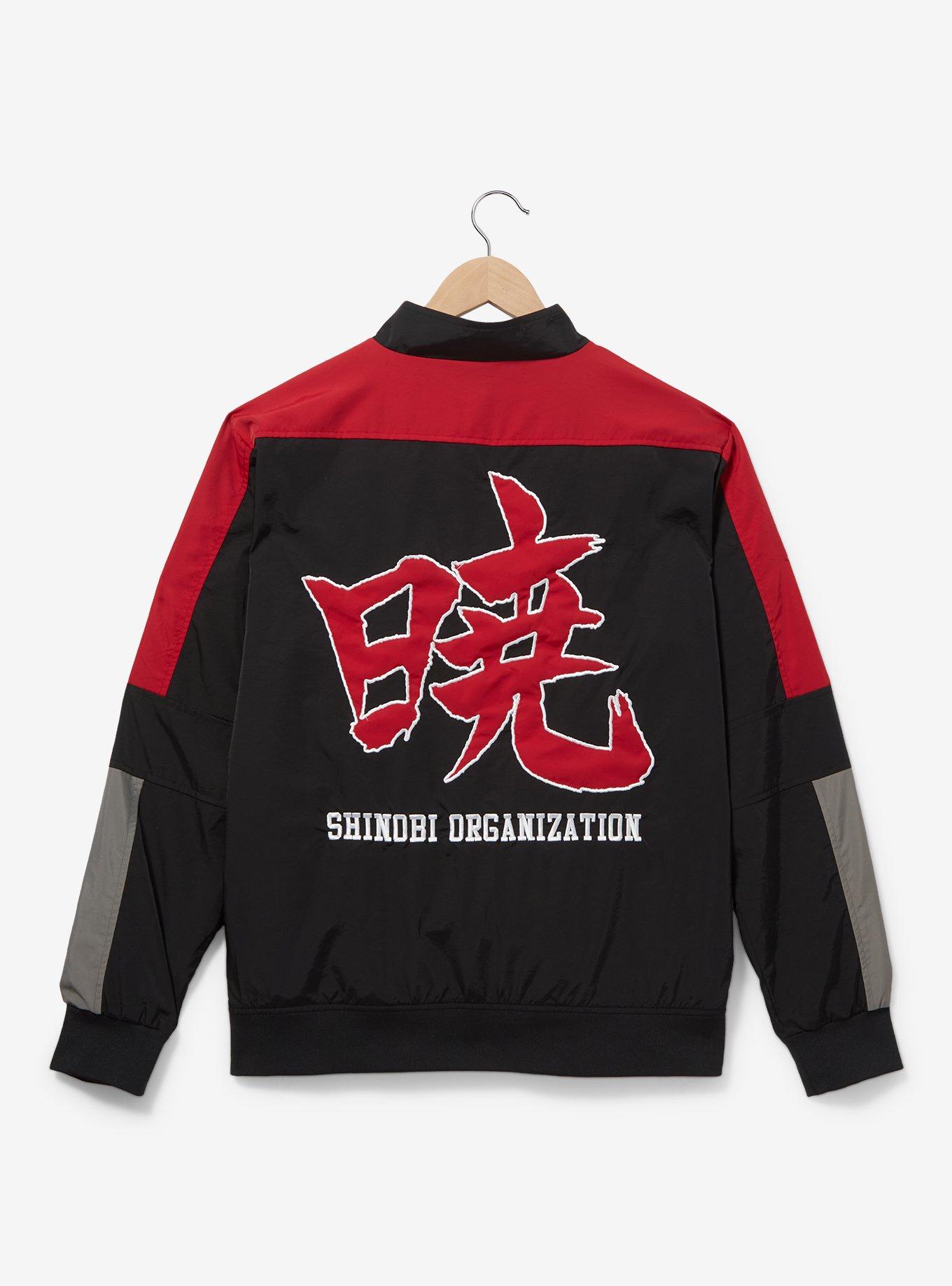 Naruto Shippuden Akatsuki Cloud Wind Breaker, BLACK, alternate