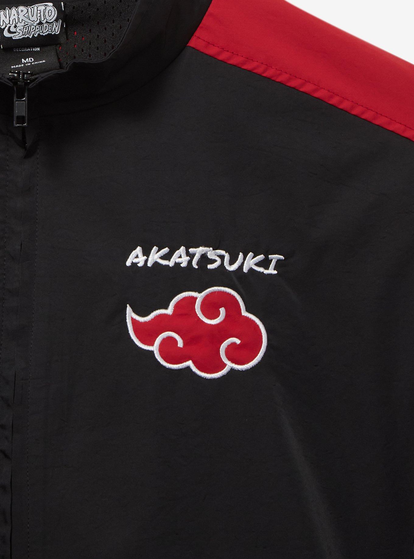 Naruto Shippuden Akatsuki Cloud Wind Breaker, BLACK, alternate