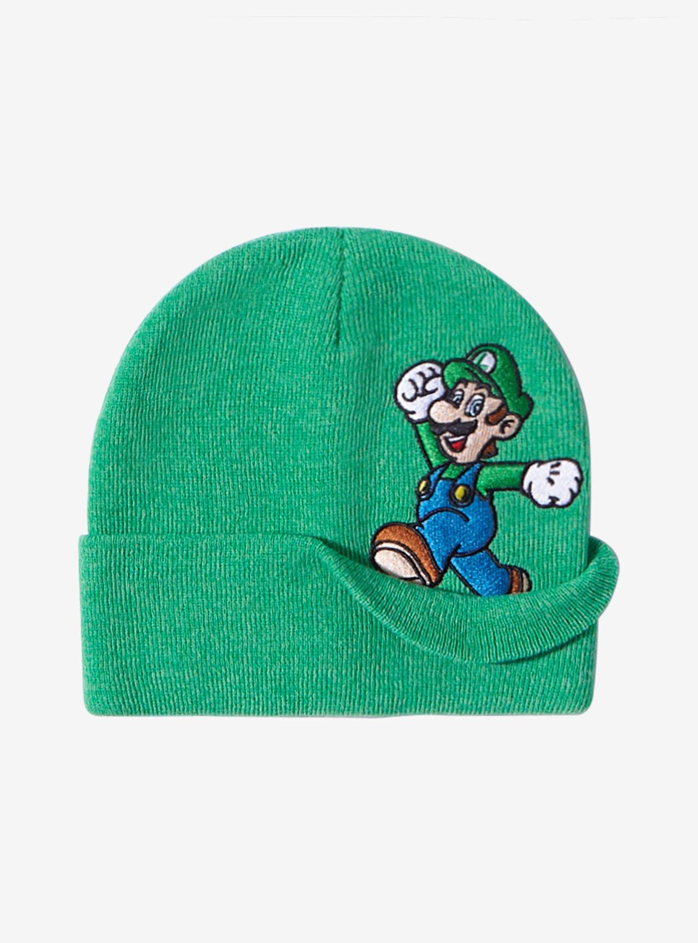 Nintendo Super Mario Bros. Luigi Beanie - BoxLunch Exclusive, , alternate
