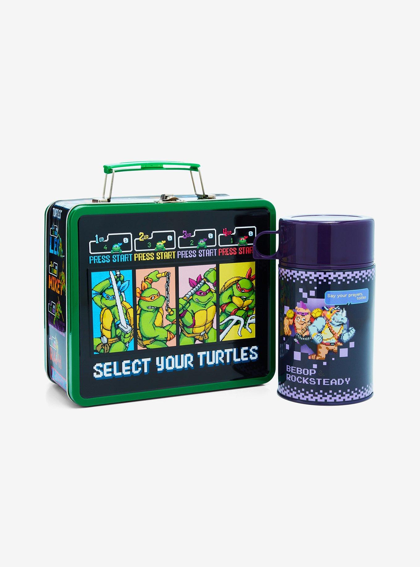 Teenage Mutant Ninja Turtles Arcade Metal Lunch Box With Insulated Beverage Container, , alternate