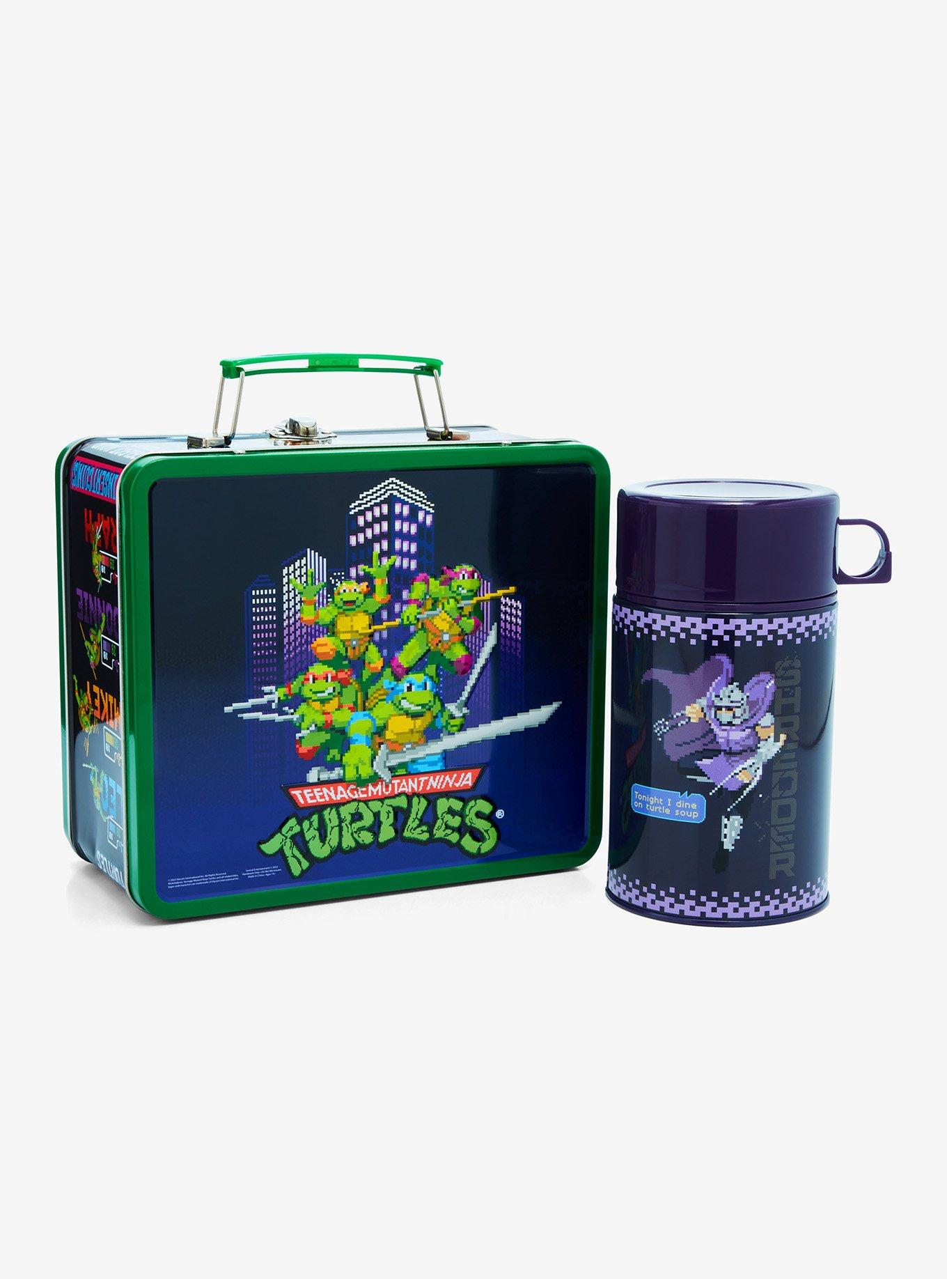Teenage Mutant Ninja Turtles Arcade Metal Lunch Box With Insulated Beverage Container, , alternate