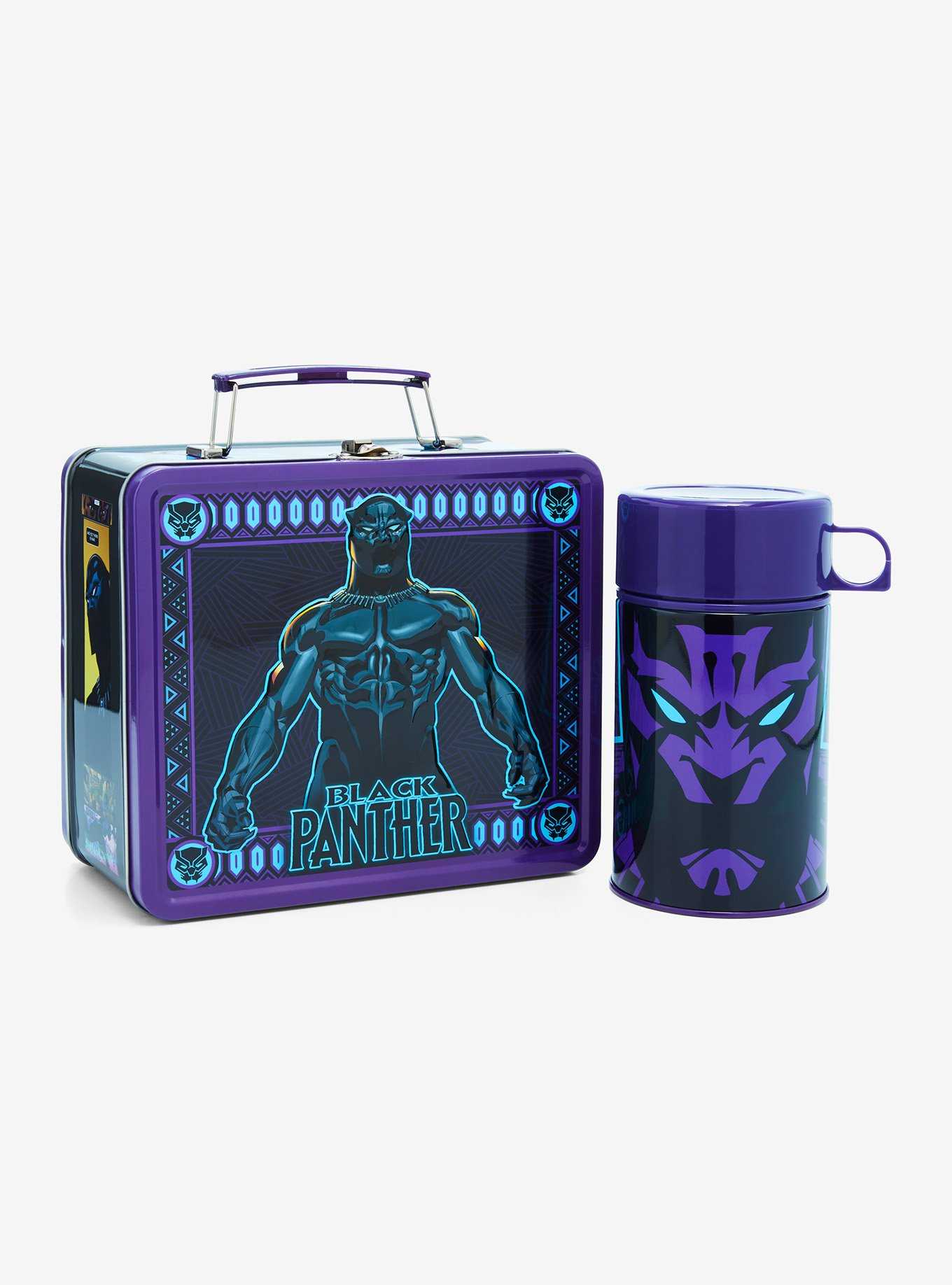 Marvel Black Panther Metal Lunch Box & Soup Container Set, , hi-res