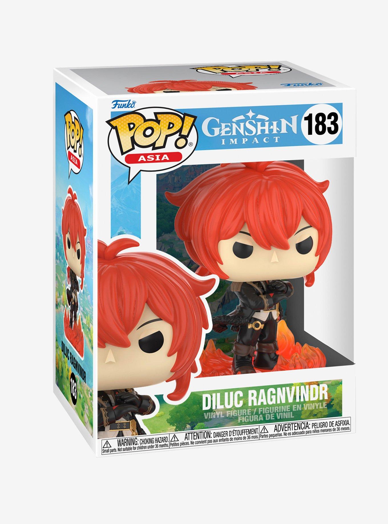 Funko Pop! Asia Genshin Impact Diluc Ragnvindr Vinyl Figure, , alternate