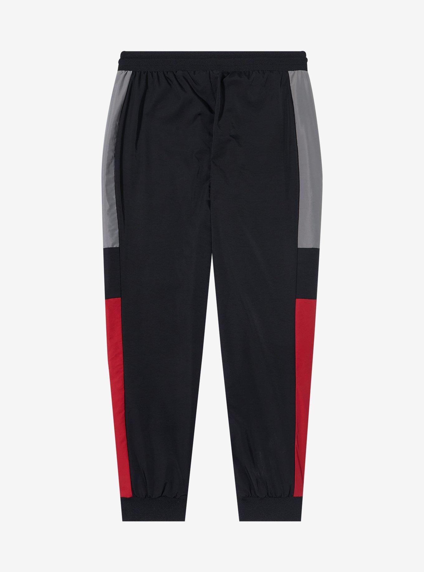 Naruto Shippuden Akatsuki Color Block Panel Joggers — BoxLunch Exclusive, , hi-res