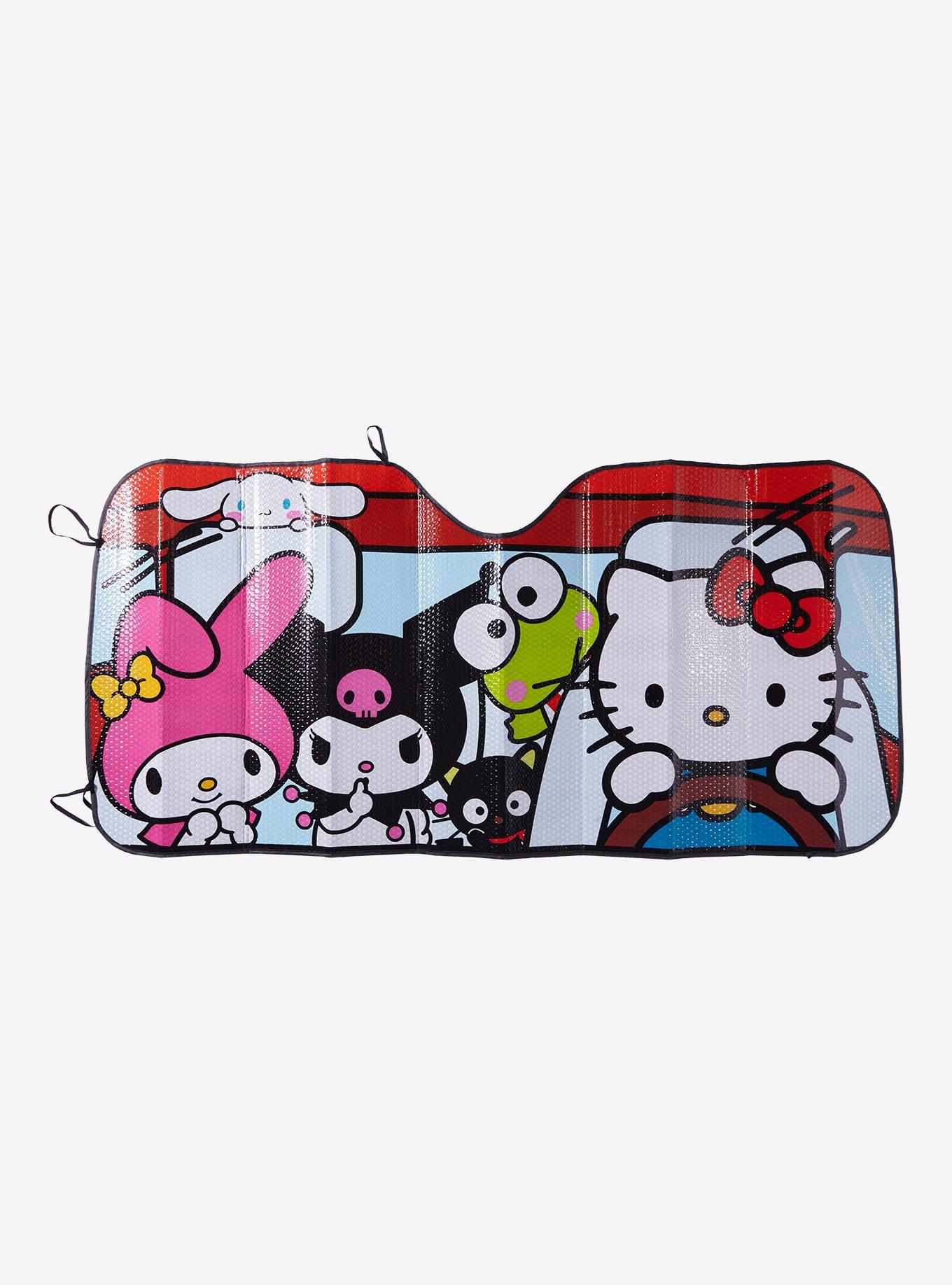 Sanrio Hello Kitty and Friends Driving Group Portrait Sunshade, , hi-res