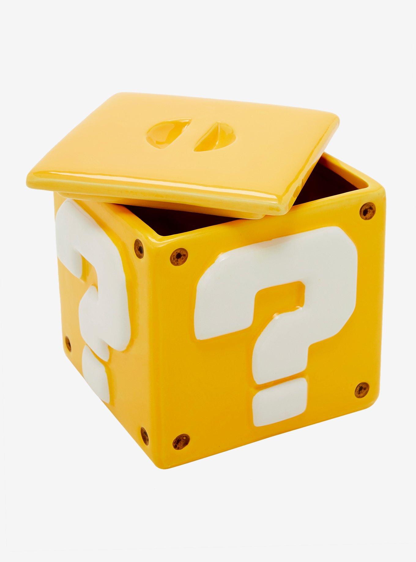 Nintendo Super Mario Bros. Question Block Storage Jar, , alternate