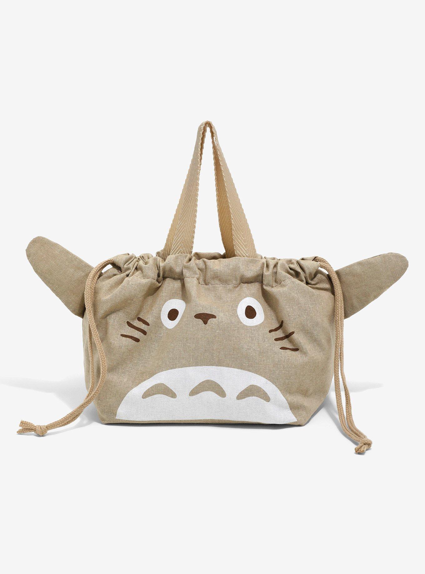 Studio Ghibli My Neighbor Totoro Figural Ears Drawstring Lunch Bag, , alternate