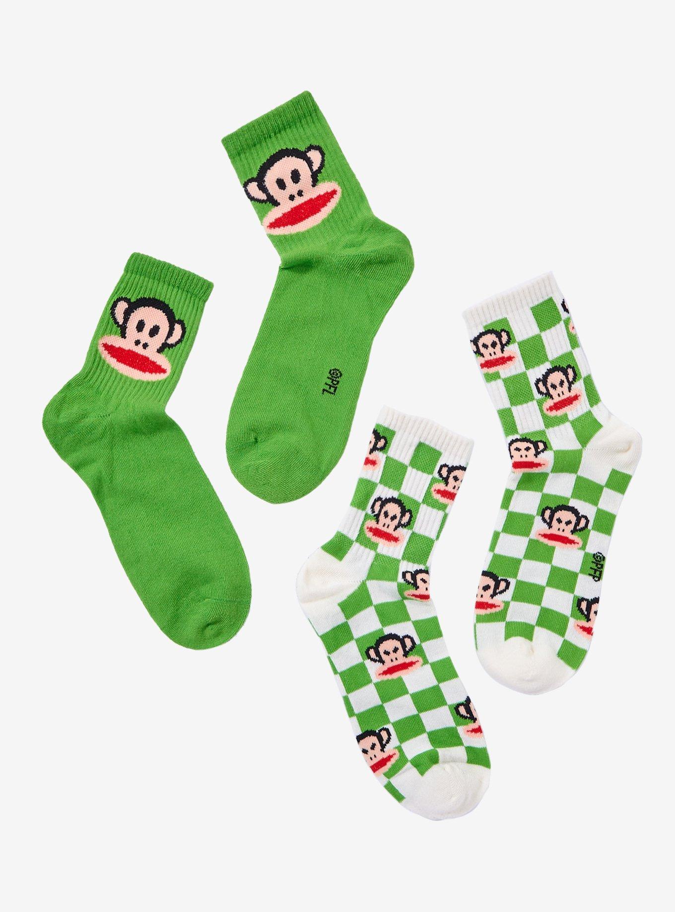 Paul Frank Julius The Monkey Crew Socks 2 Pack, , alternate