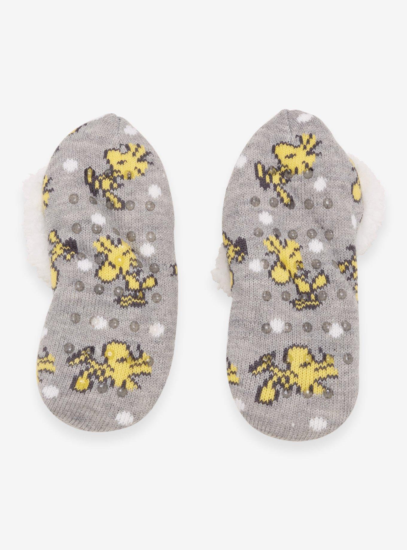 Peanuts Woodstock Cozy Slipper Socks, , alternate