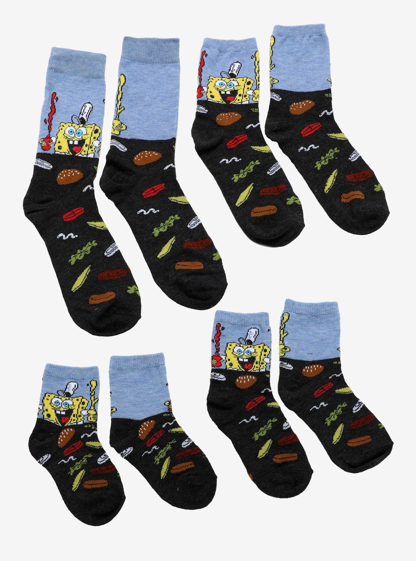 SpongeBob SquarePants Family Sock Set 4 Pair, , alternate