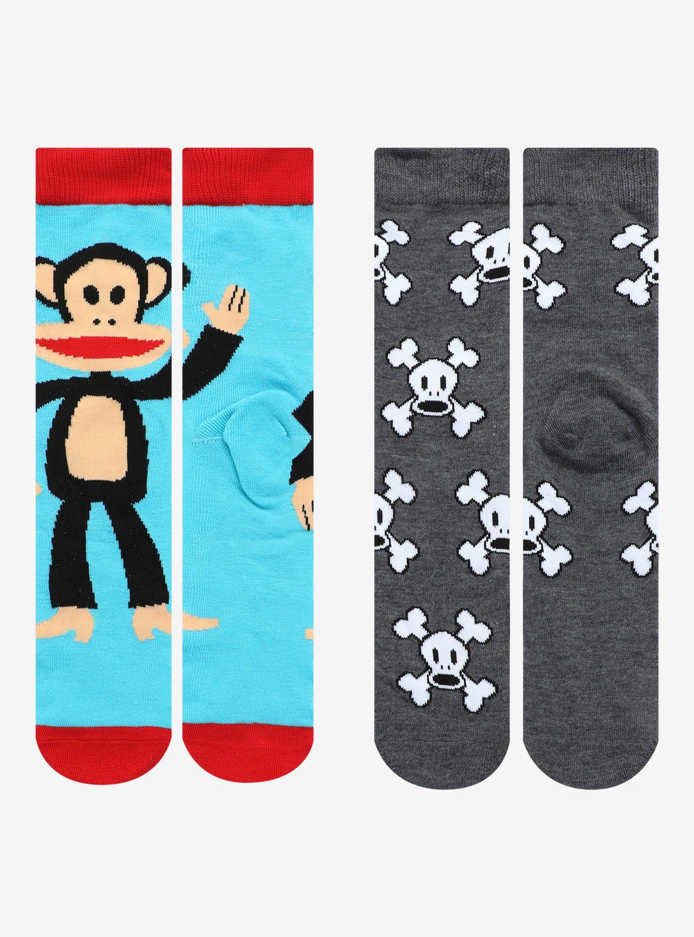 Paul Frank Julius & Skurvy Crew Socks 2 Pair, , alternate