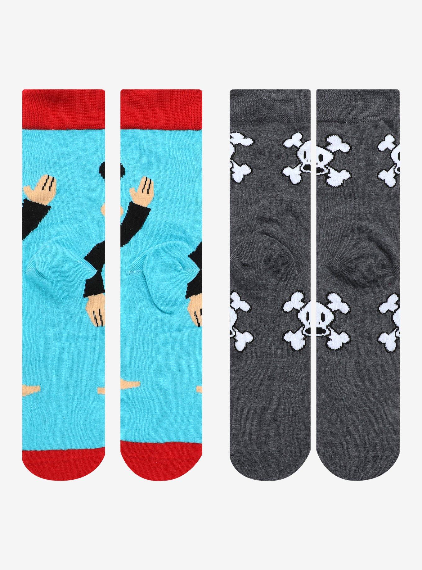 Paul Frank Julius & Skurvy Crew Socks 2 Pair, , alternate