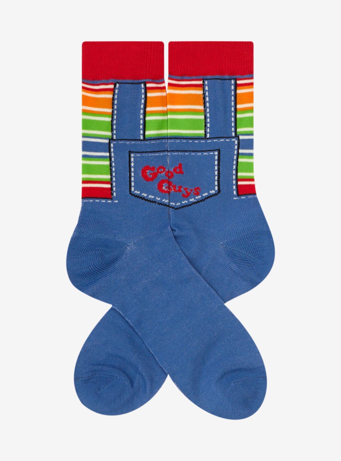 Chucky Overalls Crew Socks 2 Pair, , alternate