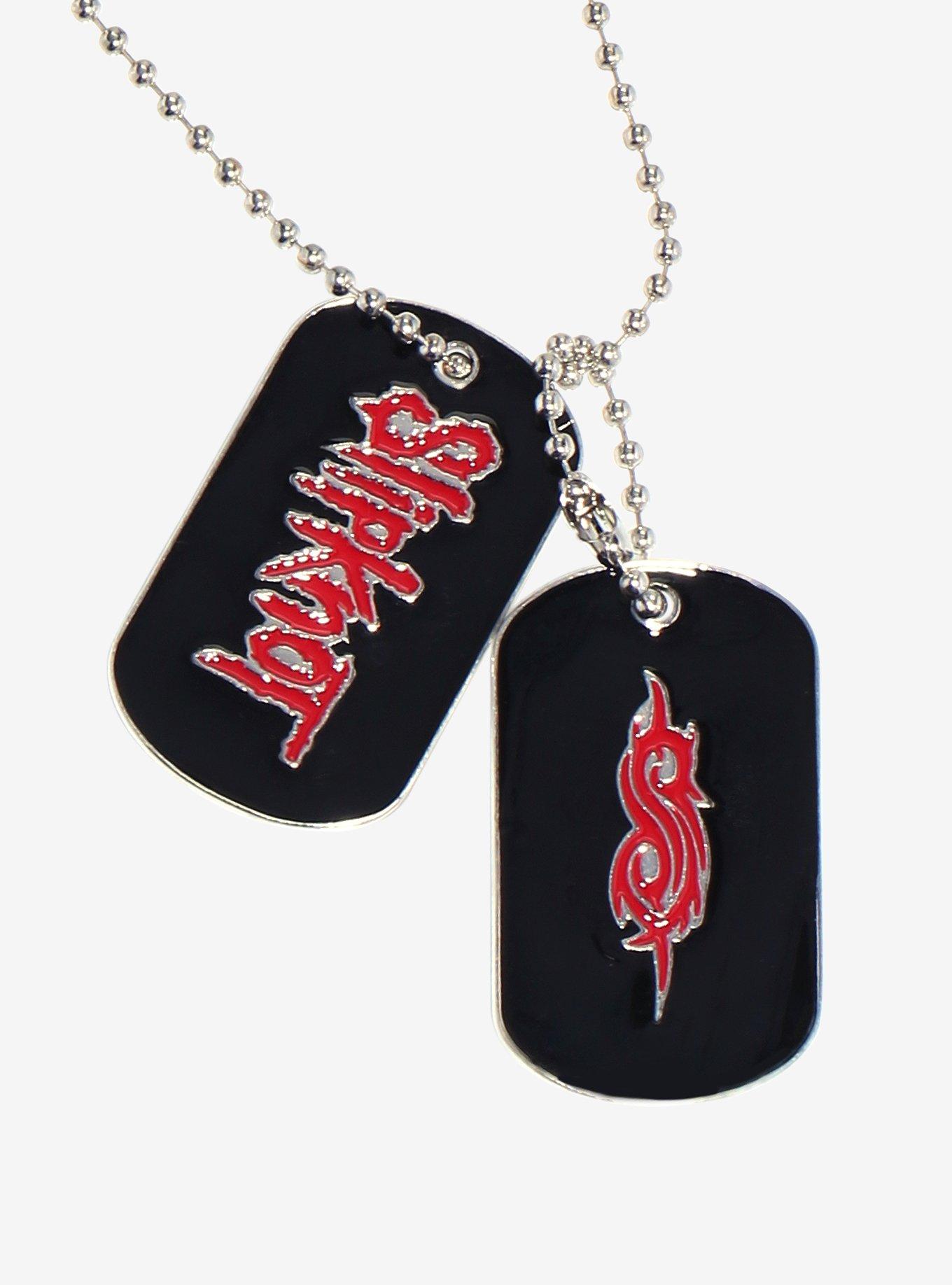 Slipknot Dog Tags Necklace, , alternate