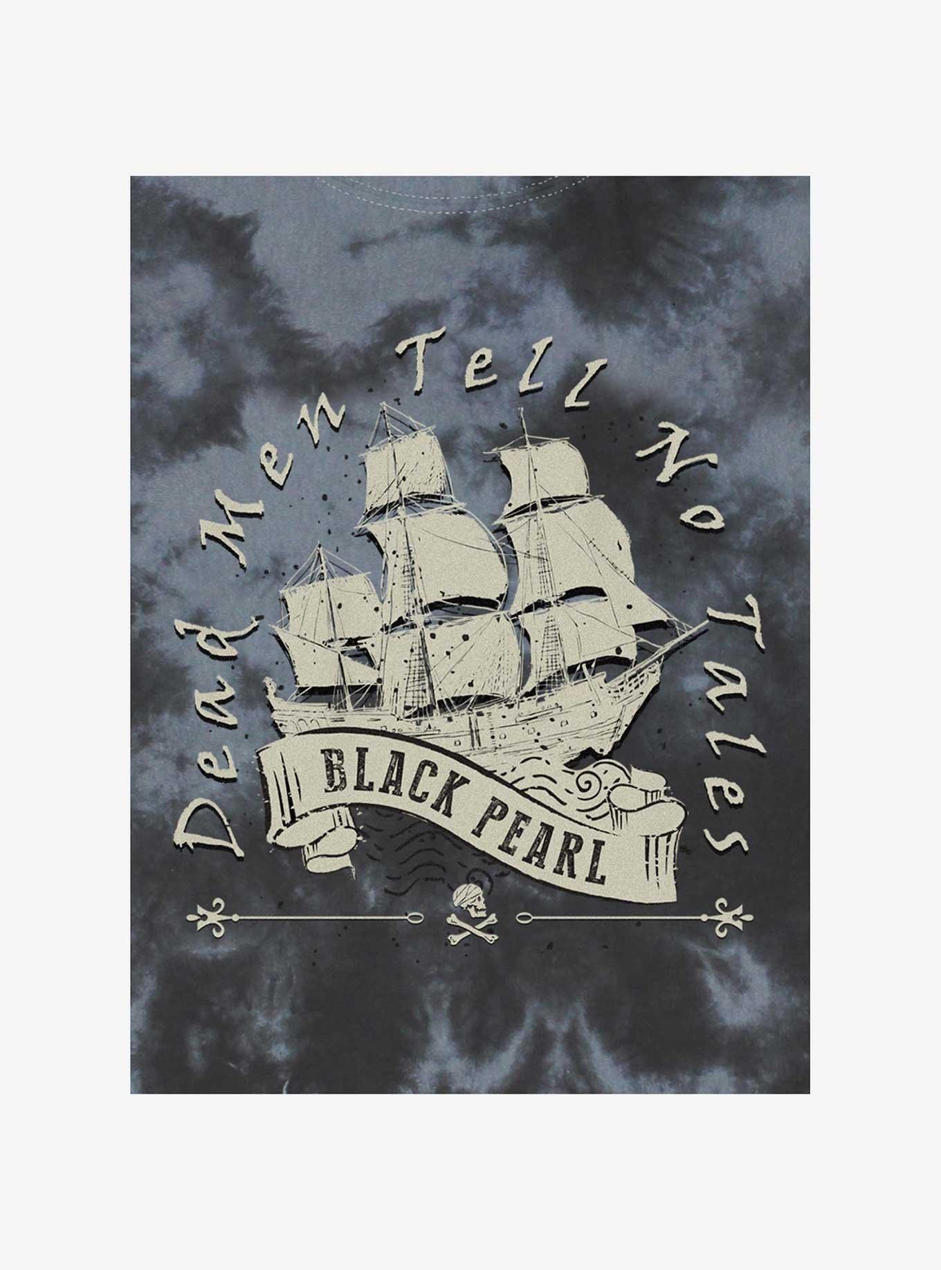 Disney Pirates Of The Caribbean Vintage Black Pearl Tie-Dye T-Shirt, , hi-res