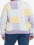 Her Universe Disney Mickey Mouse And Friends Pastel Gingham Cardigan Plus Size, MULTI, alternate