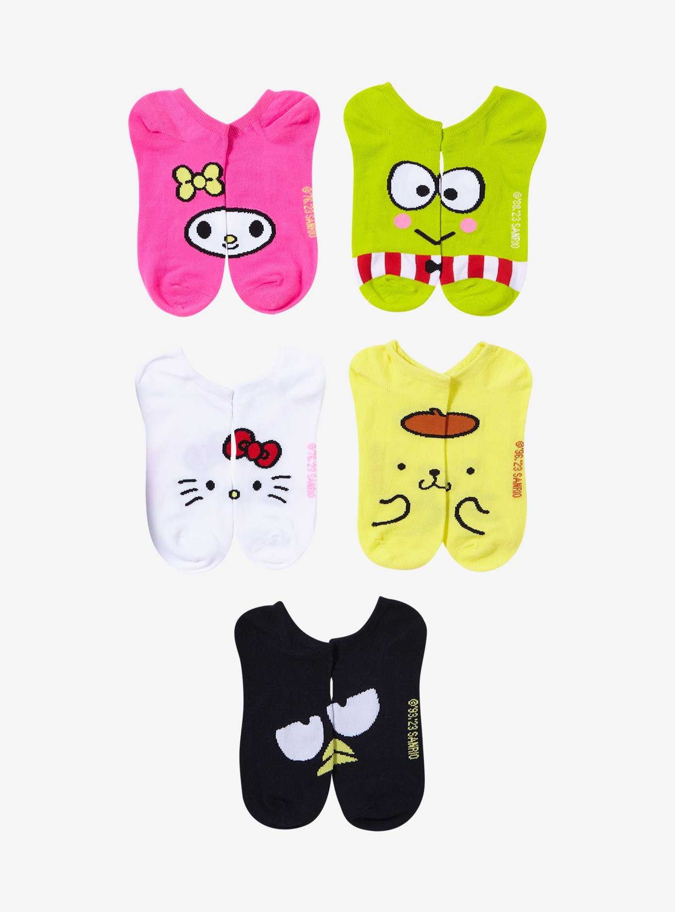 Cheap (8 Pairs) Sanrio Officially Licensed Socks Hello kitty my melody  cinnamoroll EO18