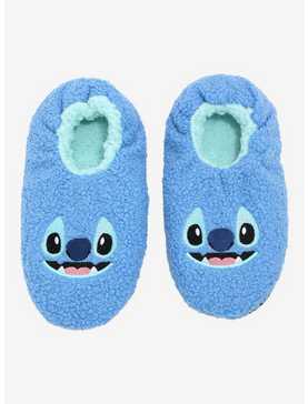 Disney Lilo & Stitch Smiling Stitch Cozy Slipper Socks, , hi-res