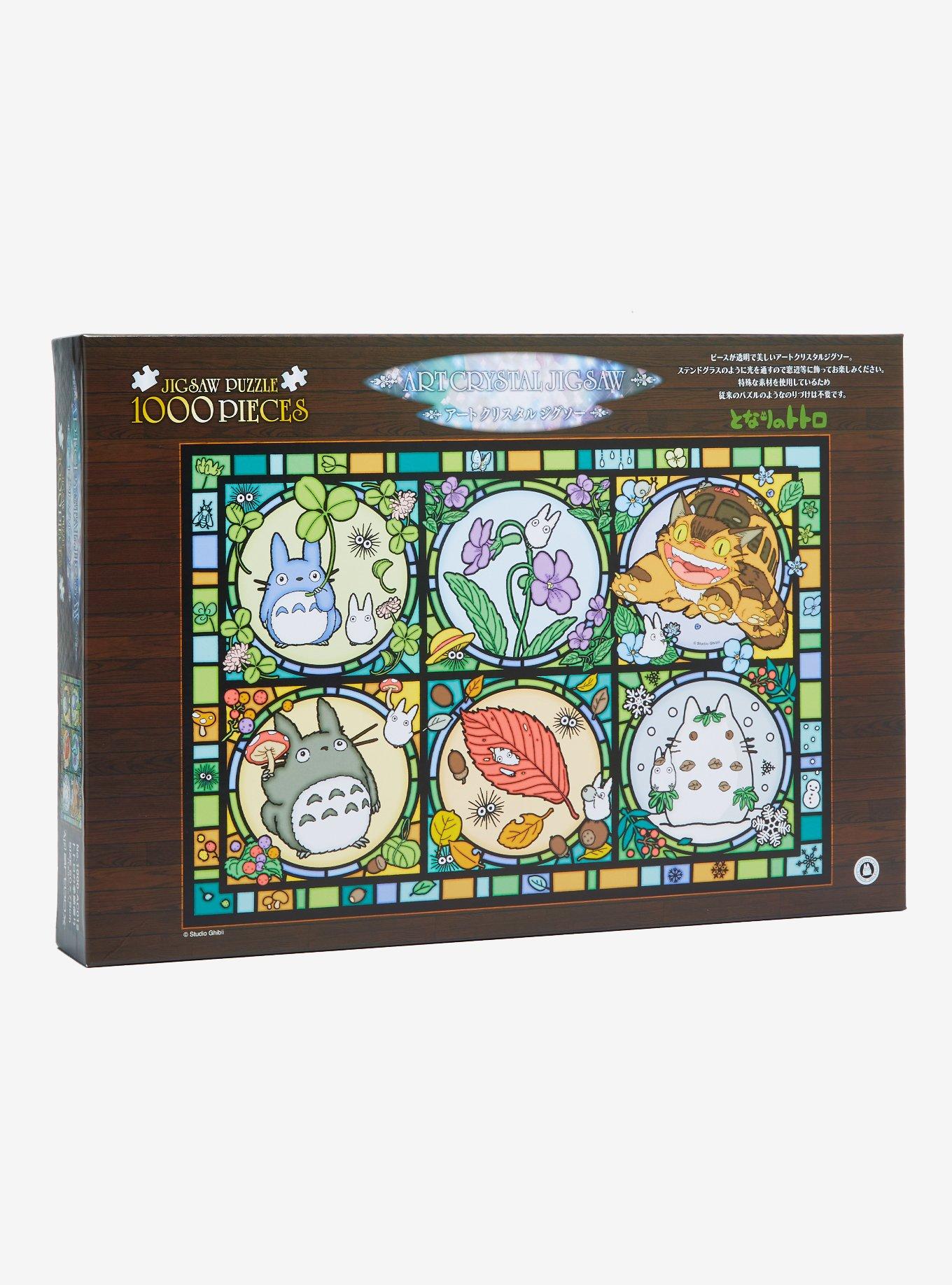 Studio Ghibli My Neighbor Totoro Stained Glass Art Puzzle, , alternate