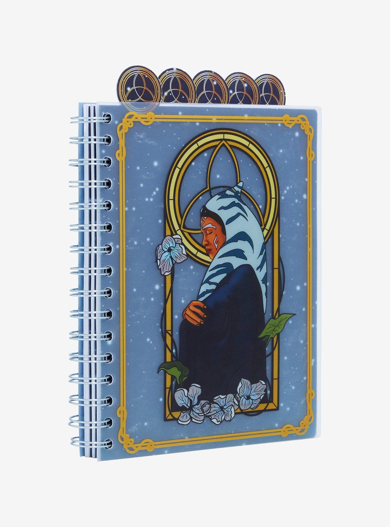Star Wars Ahsoka Stained Glass Portrait Tab Journal, , alternate