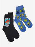 Rugrats Reptar & Chuckie Crew Socks 2 Pair, , alternate