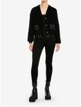 Social Collision Graveyard Skull Girls Crop Cardigan | Hot Topic Social Collision Graveyard Skull Girls Crop Cardigan | Hot Topic