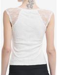 Sweet Society Ivory Lace Sweetheart Top, IVORY, alternate