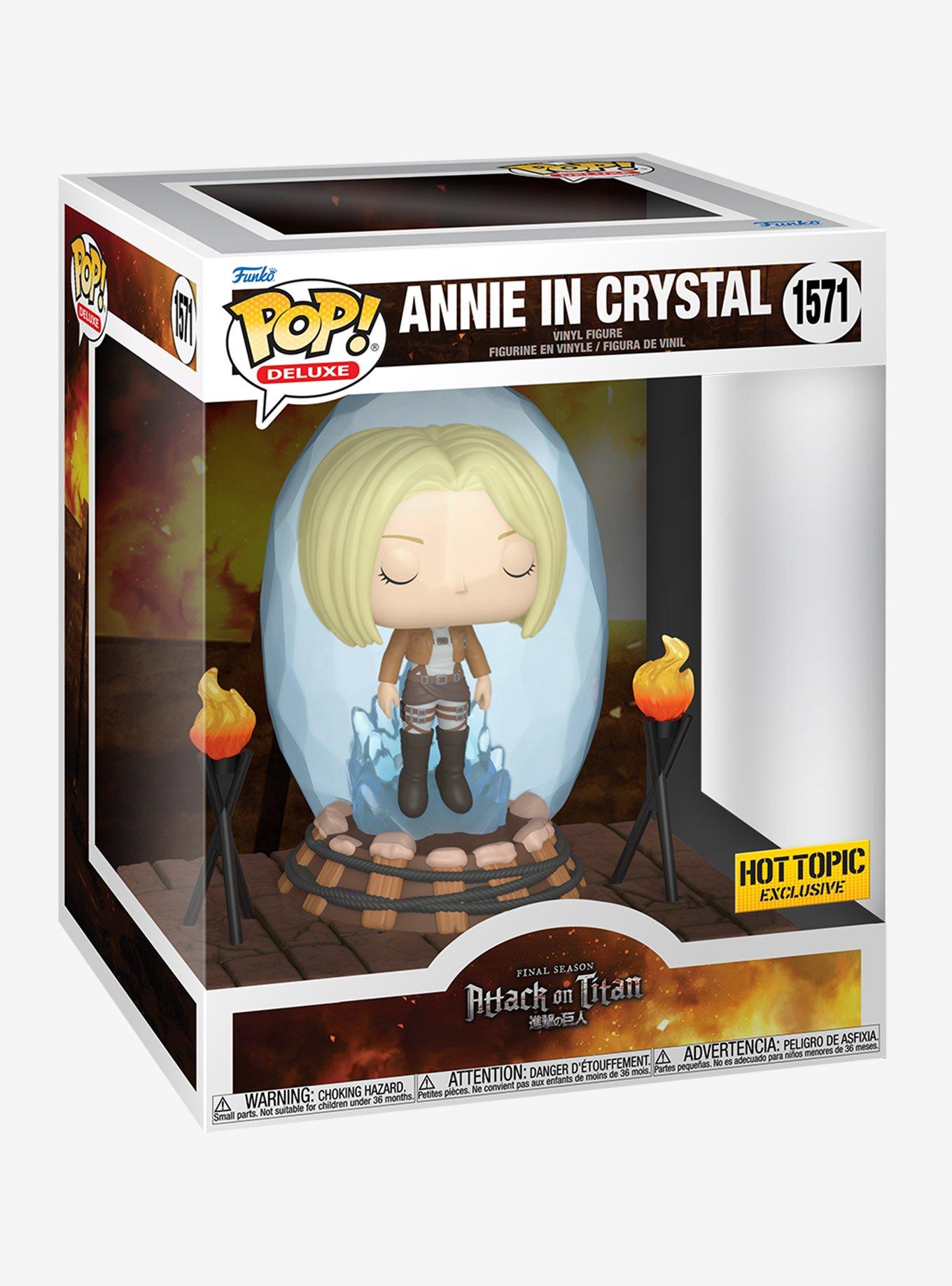 Funko Attack On Titan Pop! Deluxe Annie In Crystal Vinyl Figure Hot Topic Exclusive, , hi-res